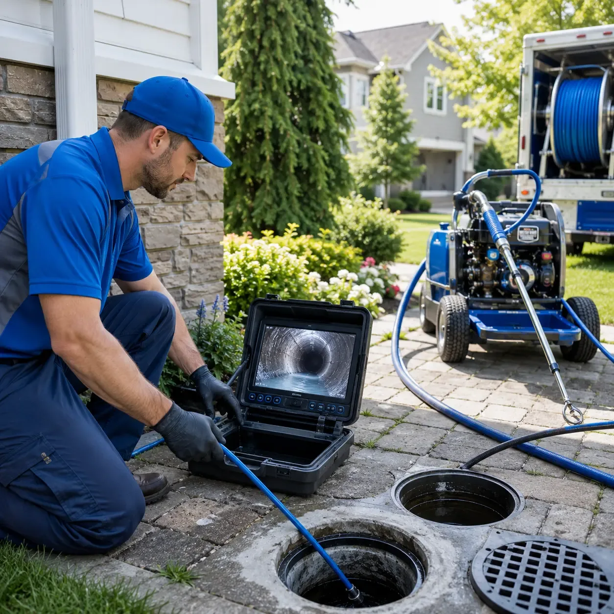 Outdoor drain cleaning professionals serving Henrietta, TX